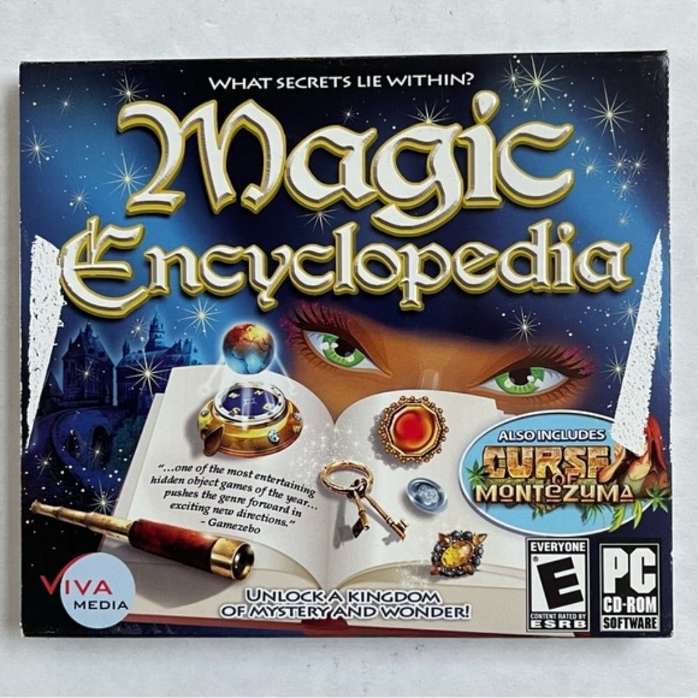 Magic Encyclopedia Curse of Montezuma Mystery PC Games CD ROM E ESRB Viva Media